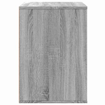 Ladekast 80x41x58 cm bewerkt hout grijs sonoma eikenkleurig 6