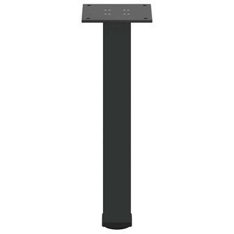 Salontafelpoten 4 st 30-32 cm staal zwart 6