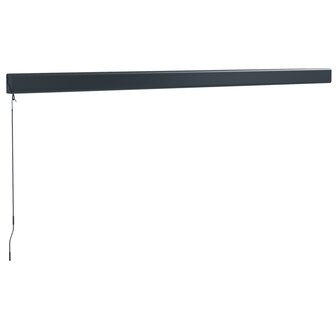 Luifel uittrekbaar 4x3 m stof en aluminium blauw en wit 6