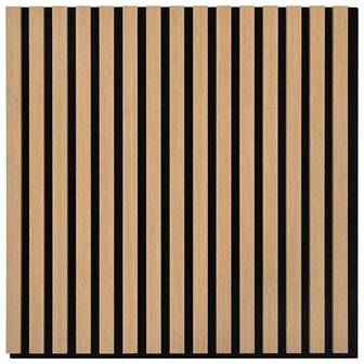 Akoestische wandpanelen 2 st latten 60,5x60 cm eikenfineer 6
