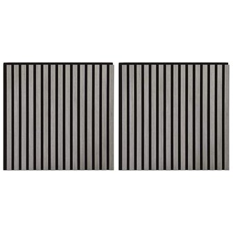 Akoestische wandpanelen 2 st latten 60,5x60 cm eikenfineer 2