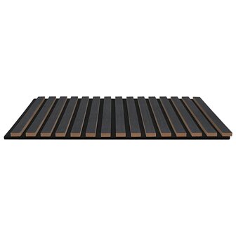 Akoestische wandpanelen 2 st latten 60,5x60 cm eikenfineer 4