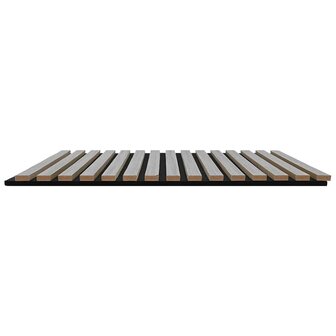 Akoestische wandpanelen 8 st latten 60,5x60 cm eikenfineer 4