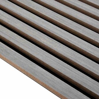 Akoestische wandpanelen 8 st latten 60,5x60 cm eikenfineer 7