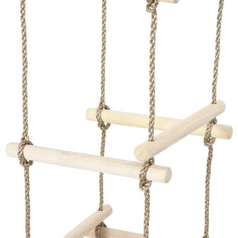 Touwladder 200 cm hout  4