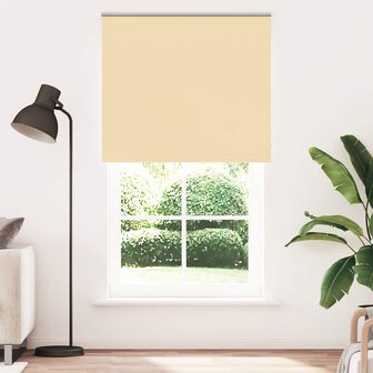 Rolgordijn verduisterend 130x210 cm stofbreedte 126,6 cm beige 1