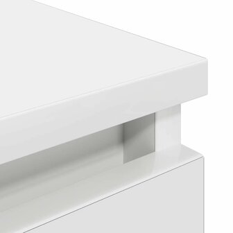 Tv-meubel 100x35x54 cm bewerkt hout wit 9
