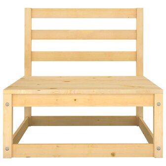 2-delige Loungeset massief grenenhout 3