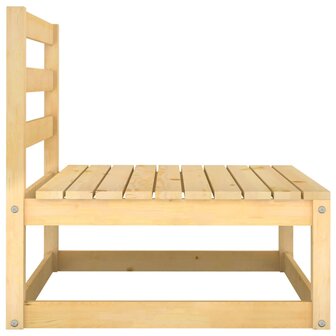 2-delige Loungeset massief grenenhout 4