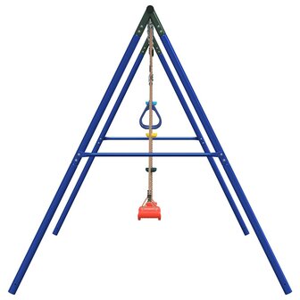 Schommelset met schommel, trapeze en klimtouw met schijven 4