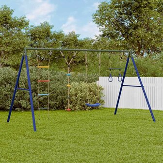Schommelset met schommel, trapeze, ladder en klimtouw 1