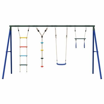 Schommelset met schommel, trapeze, ladder en klimtouw 3