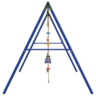 Schommelset met schommel, trapeze, ladder en klimtouw 4