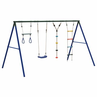 Schommelset met schommel, trapeze, ladder en klimtouw 5