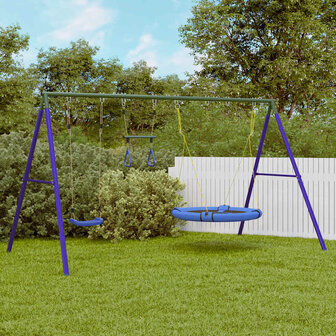 Schommelset met schommel, trapeze en schotelschommel 1