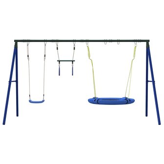Schommelset met schommel, trapeze en schotelschommel 3