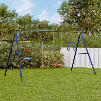 Schommelset met schommel, trapeze, ladder en klimtouw 1