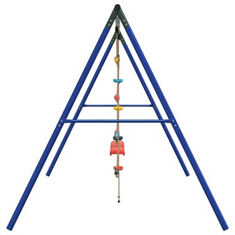 Schommelset met schommel, trapeze, ladder en klimtouw 4