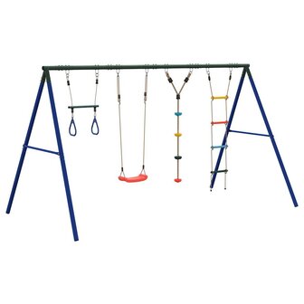Schommelset met schommel, trapeze, ladder en klimtouw 5