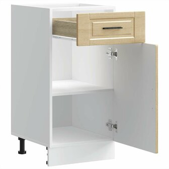 Keuken onderkast &quot;Porto&quot; bewerkt hout sonoma eikenkleurig 5