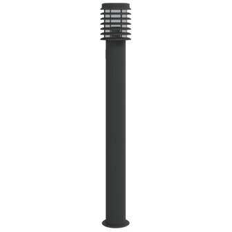 Buitenvloerlampen 3 st stopcontact 110 cm roestvrijstaal zwart 4