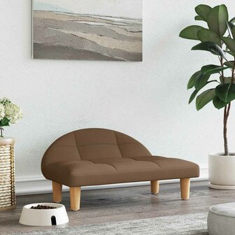 Hondenmand 70x52x30 cm stof bruin 1