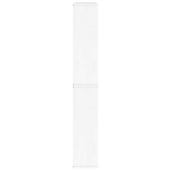 Bijzetkasten 5 st 40x24x79 cm massief grenenhout wit 7