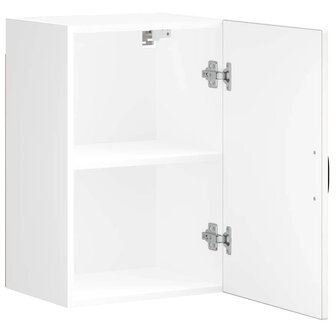 Keukenwandkast Lucca bewerkt hout wit 6