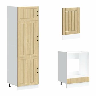7-delige Keukenkastenset Lucca bewerkt hout sonoma eikenkleur 5
