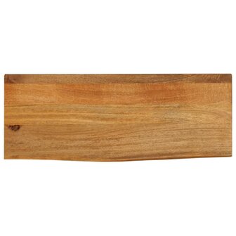 Tafelblad met natuurlijke rand 70x20x2,5 cm massief mangohout 1