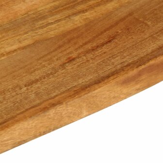 Tafelblad met natuurlijke rand 70x20x2,5 cm massief mangohout 7