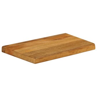 Tafelblad met natuurlijke rand 50x30x2,5 cm massief mangohout 2
