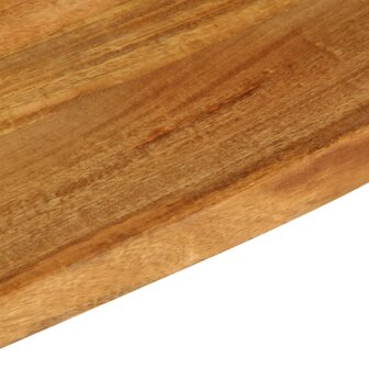 Tafelblad met natuurlijke rand 50x30x2,5 cm massief mangohout 7