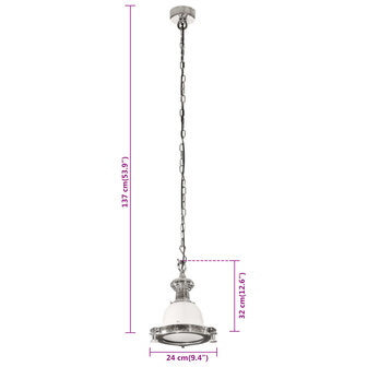 Hanglamp 24x24x137 cm aluminium 8