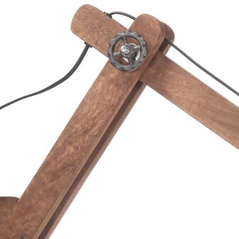 Wandlamp industrieel rond E27 messingkleurig 7