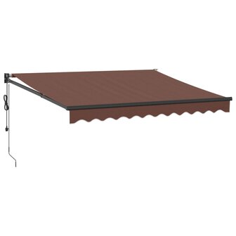 Luifel automatisch uittrekbaar 300x250 cm bruin 2