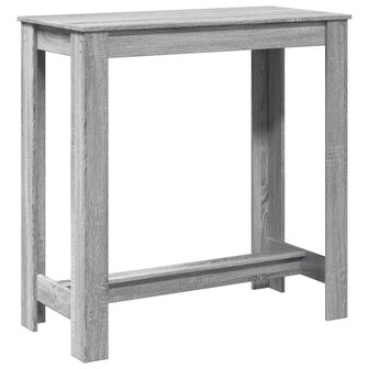 Bartafel 102x50x103,5 cm bewerkt hout grijs sonoma eikenkleurig 2