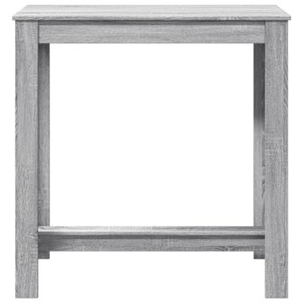 Bartafel 102x50x103,5 cm bewerkt hout grijs sonoma eikenkleurig 4