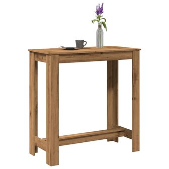 Bartafel 102x50x103,5 cm bewerkt hout artisanaal eikenkleurig 1