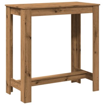 Bartafel 102x50x103,5 cm bewerkt hout artisanaal eikenkleurig 6