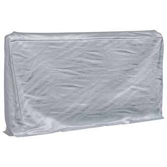 Haardhoutrek met regenhoes 250x25x150 cm gegalvaniseerd staal 8