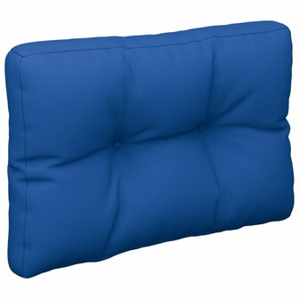 Palletkussen 60x40x12 cm stof koningsblauw 4