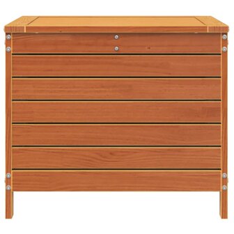 Tuinvoetenbank 62x63,5x53,5 cm massief grenenhout wasbruin 4