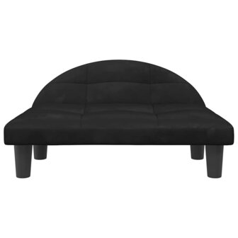 Hondenmand 70x52x30 cm fluweel zwart 3