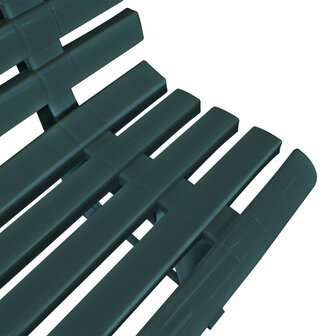 Tuinbank 145,5 cm kunststof groen 4