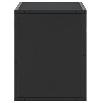 Tv-meubel 60x31x39,5 cm bewerkt hout en metaal zwart 5