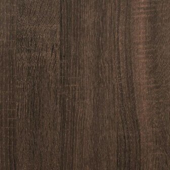 Tv-meubel 60x31x39,5 cm bewerkt hout metaal bruin eikenkleurig 9