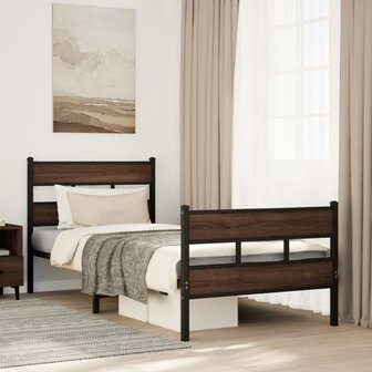 Bedframe met hoofdbord en voetbord zonder matras 80x200 cm 1