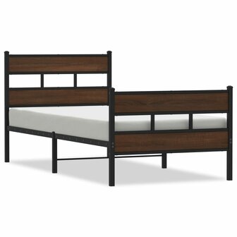Bedframe met hoofdbord en voetbord zonder matras 80x200 cm 2