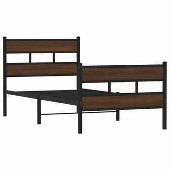 Bedframe met hoofdbord en voetbord zonder matras 80x200 cm 3
